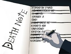 Death Note Type | Play free on Oedn!